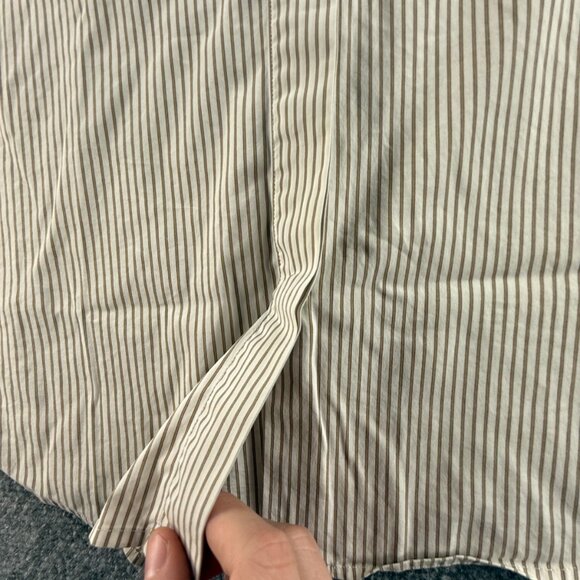 MAX MARA WEEKEND Striped Button Up Shirt Long Sleeve Italy Cotton Blend Women - Picture 10 of 16